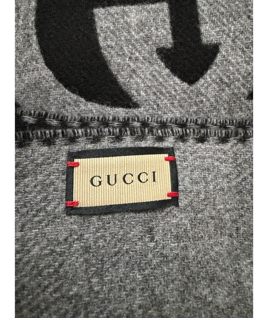 GUCCI Мульти шерстяной шарф, фото 3