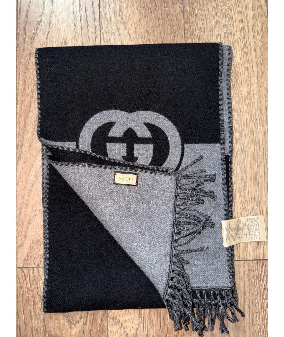 GUCCI Мульти шерстяной шарф, фото 7