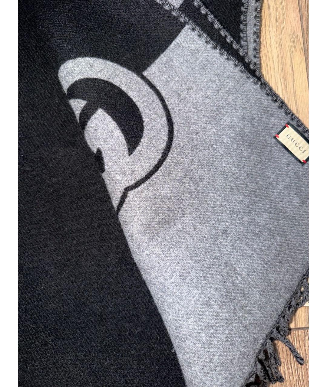 GUCCI Мульти шерстяной шарф, фото 2