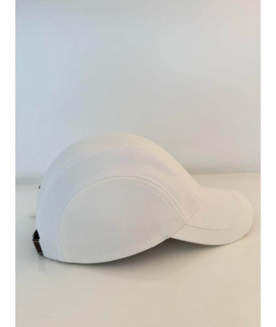 BRUNELLO CUCINELLI Белая хлопковая кепка/бейсболка, фото 3
