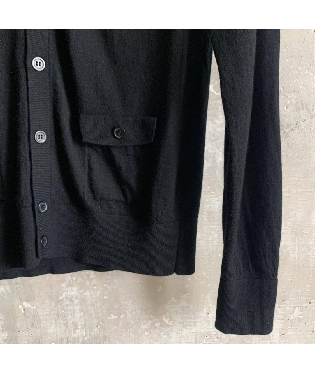 DOLCE&GABBANA Черный шерстяной кардиган, фото 7