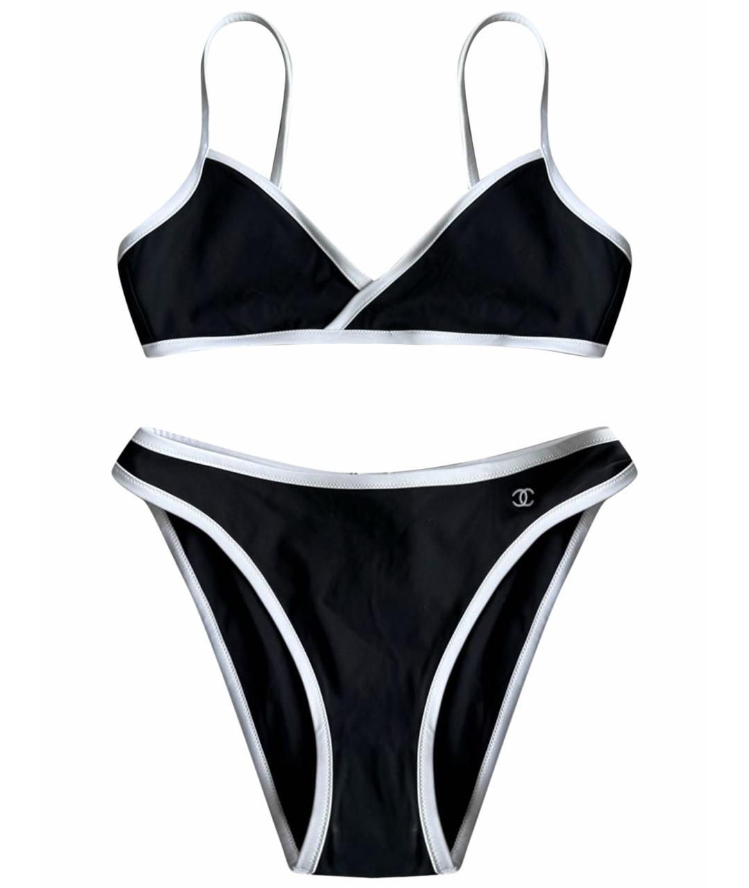 CHANEL Черный купальник, фото 1