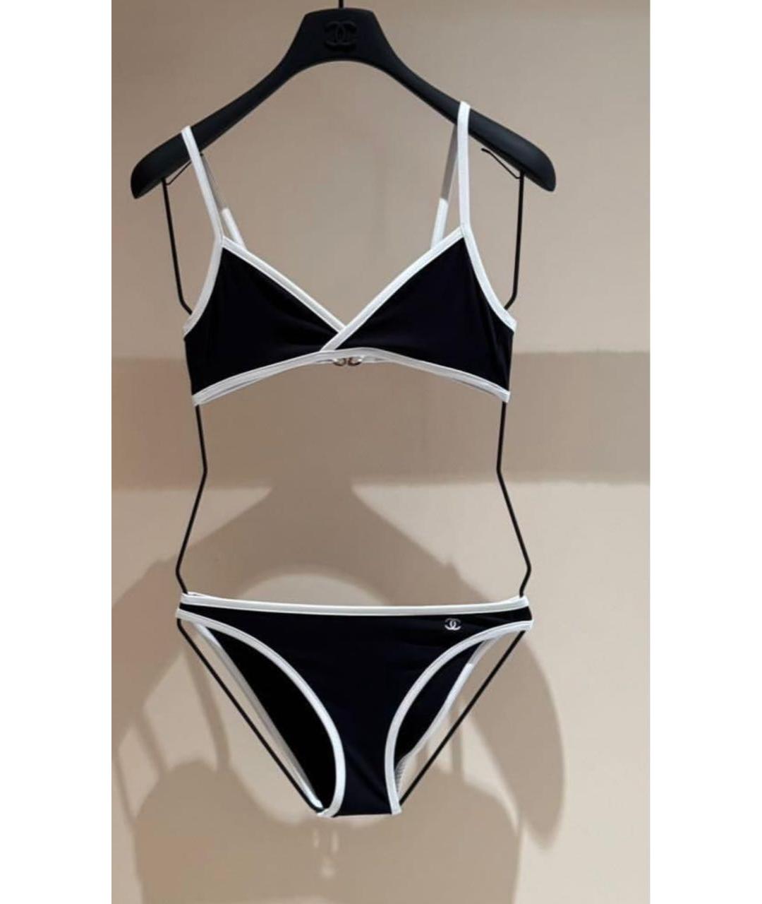 CHANEL Черный купальник, фото 3