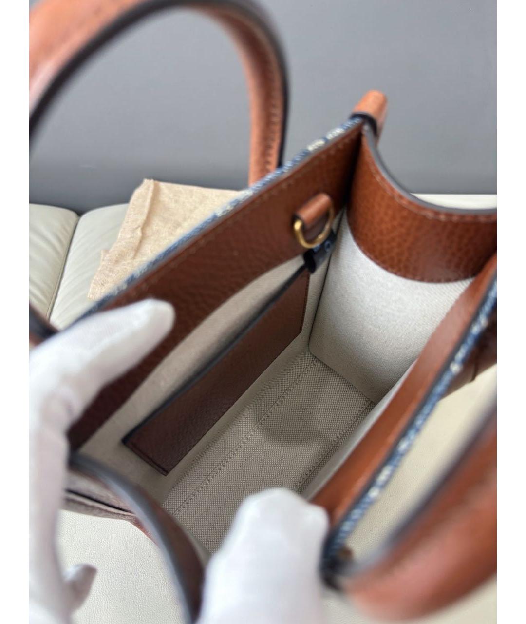 GUCCI Темно-синяя сумка с короткими ручками, фото 7