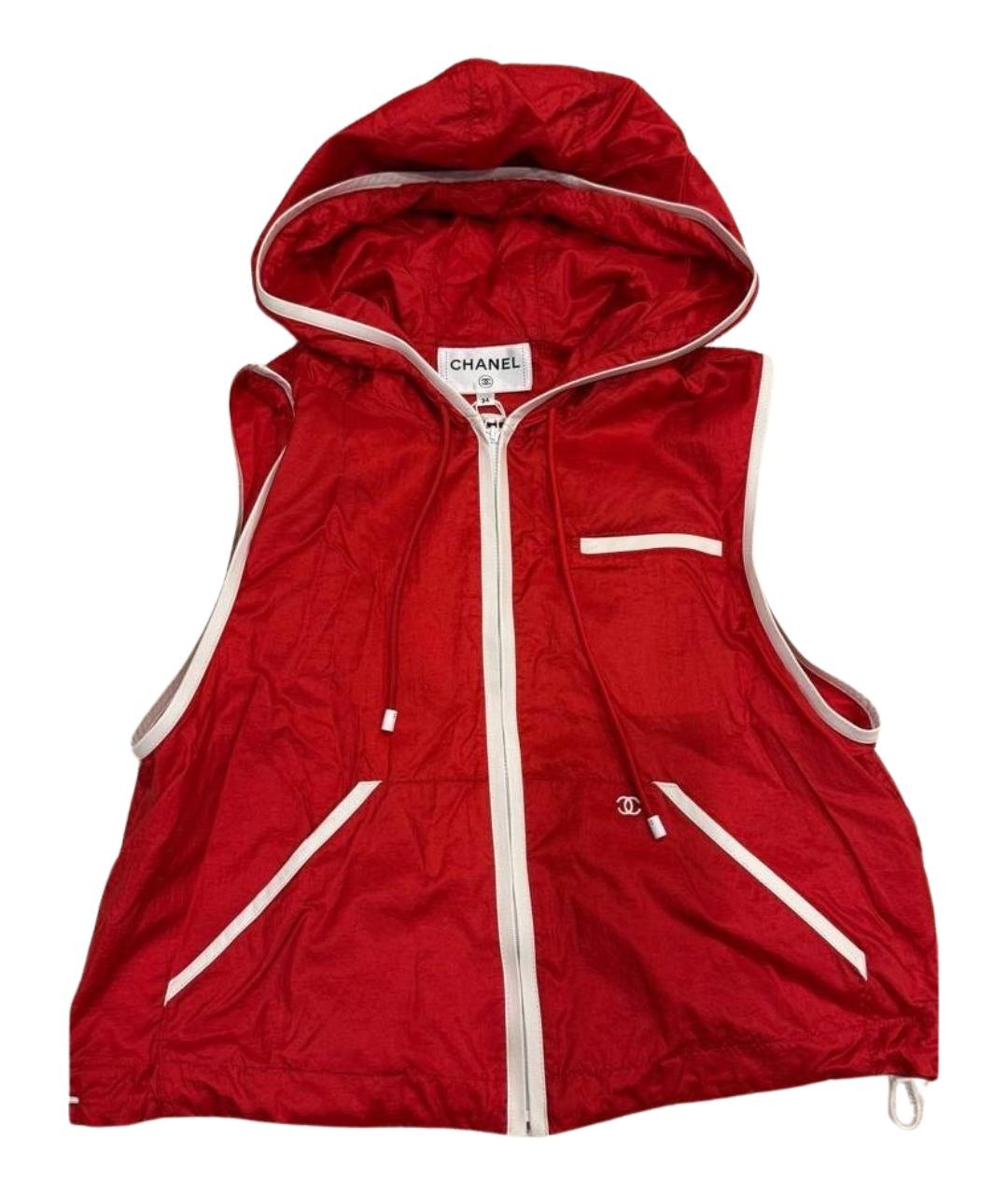 CHANEL Красный жилет, фото 1