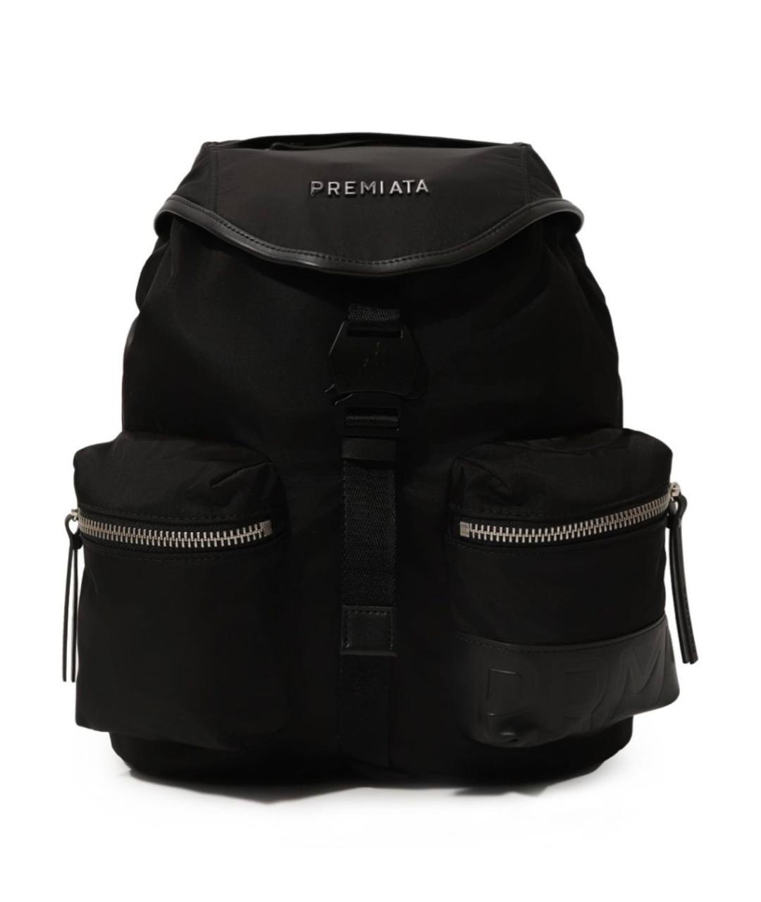 PREMIATA Черный тканевый рюкзак, фото 1