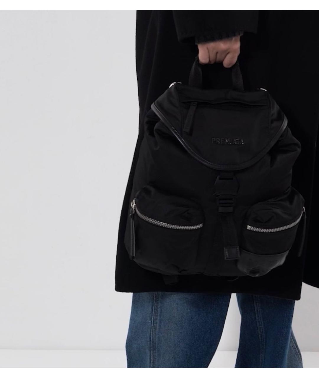 PREMIATA Черный тканевый рюкзак, фото 7