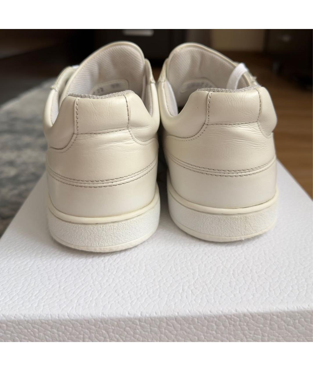 CHRISTIAN DIOR Белые кожаные кеды, фото 4