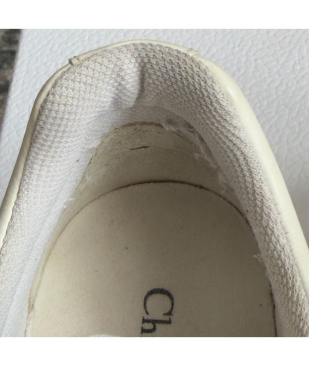 CHRISTIAN DIOR Белые кожаные кеды, фото 6