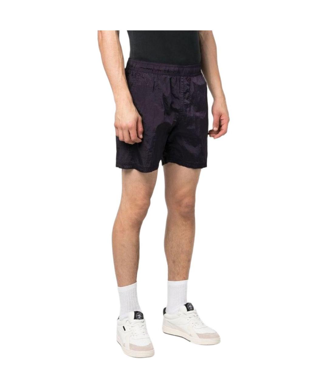 STONE ISLAND Фиолетовые шорты, фото 4