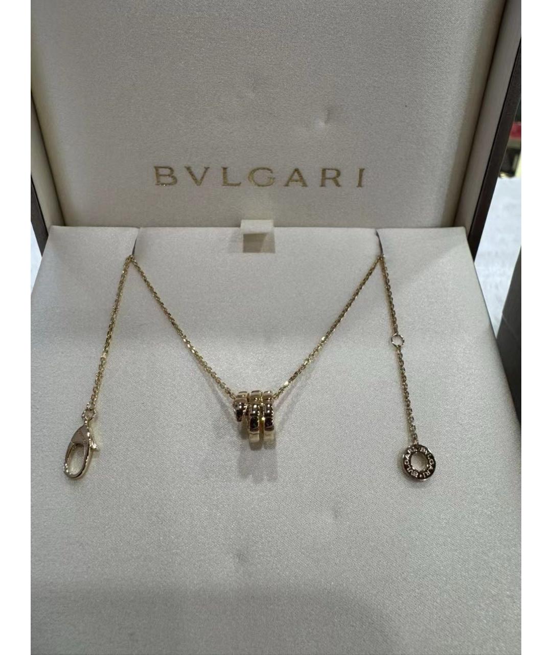 BVLGARI Золотое колье из желтого золота, фото 7