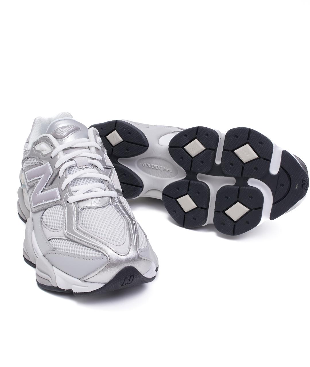 NEW BALANCE Серые кожаные кроссовки, фото 7