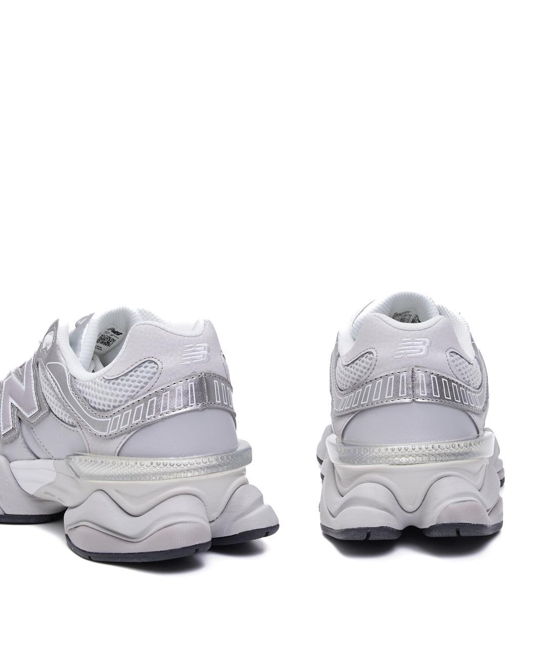 NEW BALANCE Серые кожаные кроссовки, фото 3