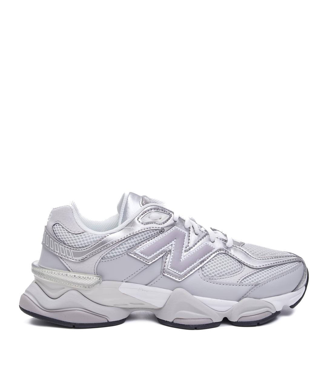 NEW BALANCE Серые кожаные кроссовки, фото 10