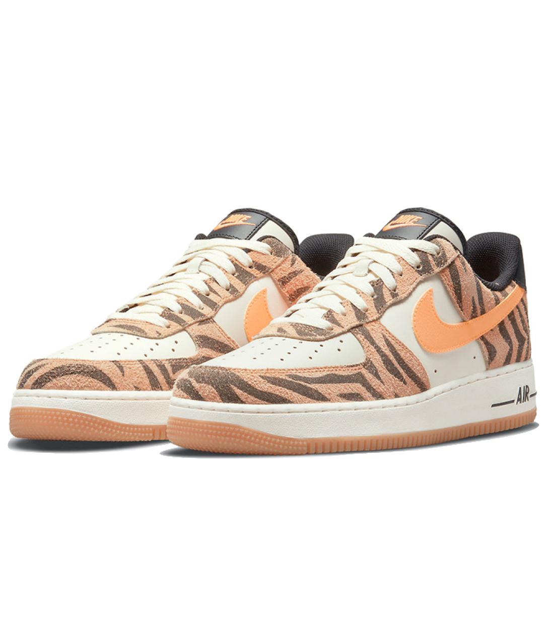 NIKE Коричневые низкие кроссовки / кеды, фото 4