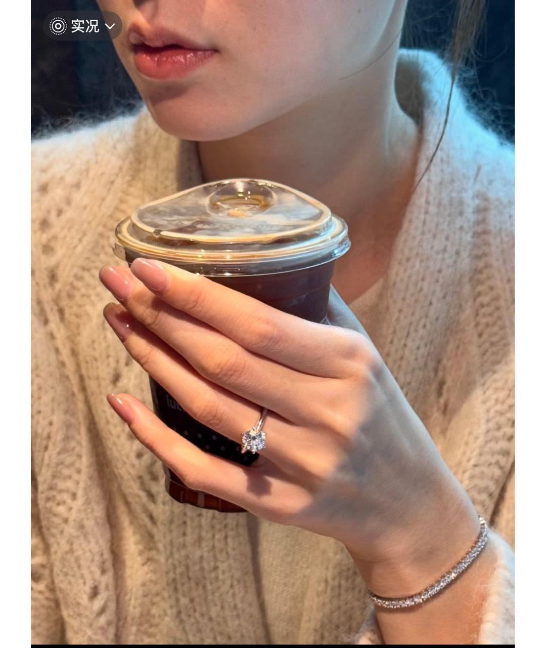 TIFFANY&CO Серебряное платиновое кольцо, фото 4