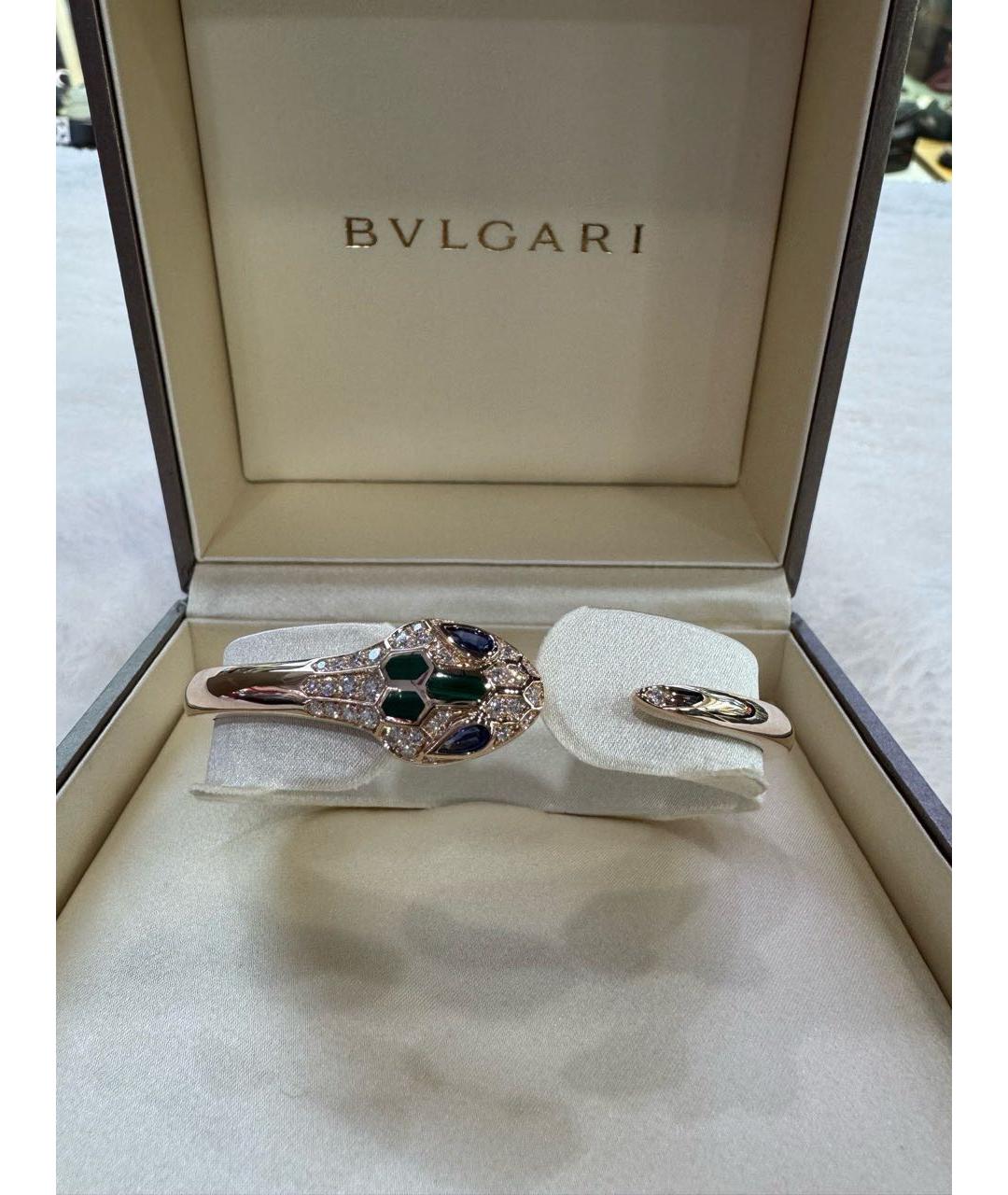 BVLGARI Золотой браслет из розового золота, фото 3