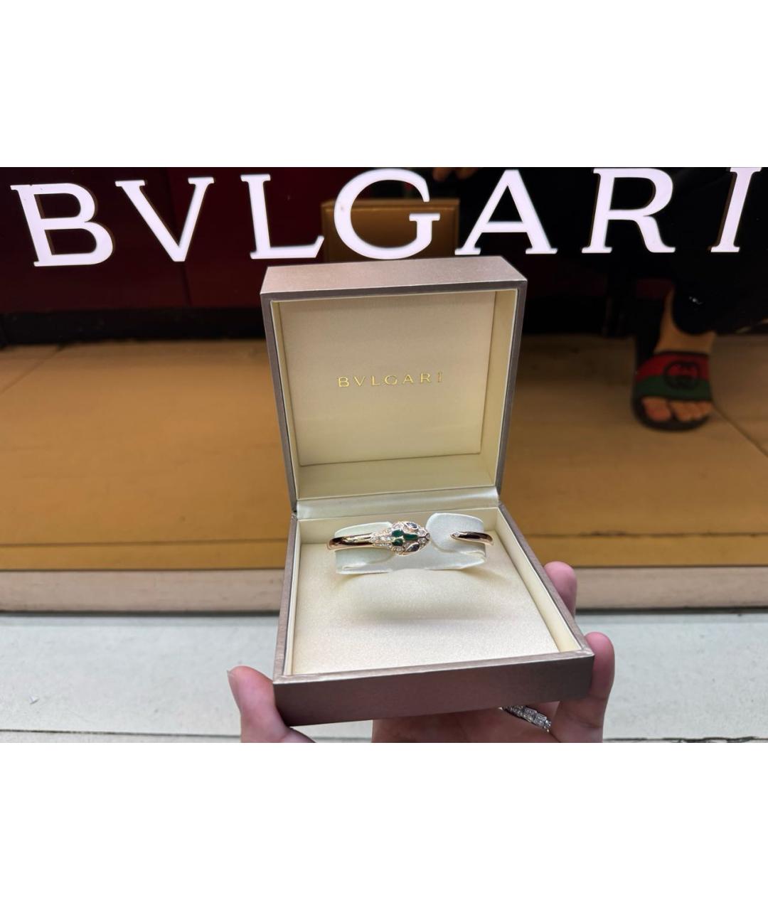 BVLGARI Золотой браслет из розового золота, фото 6