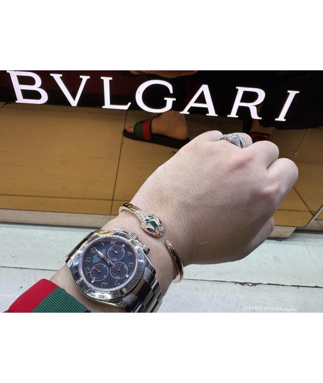 BVLGARI Золотой браслет из розового золота, фото 9