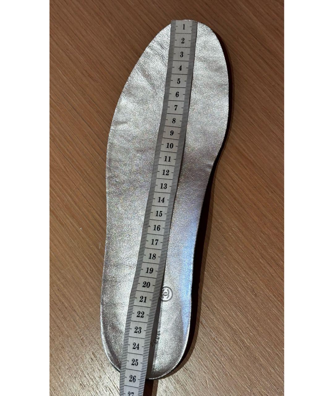 CHANEL Белые текстильные кеды, фото 6