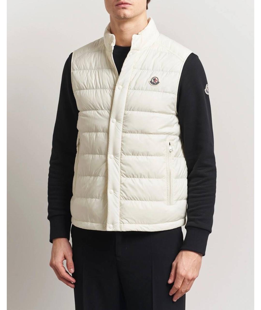 MONCLER Белый жилет, фото 2