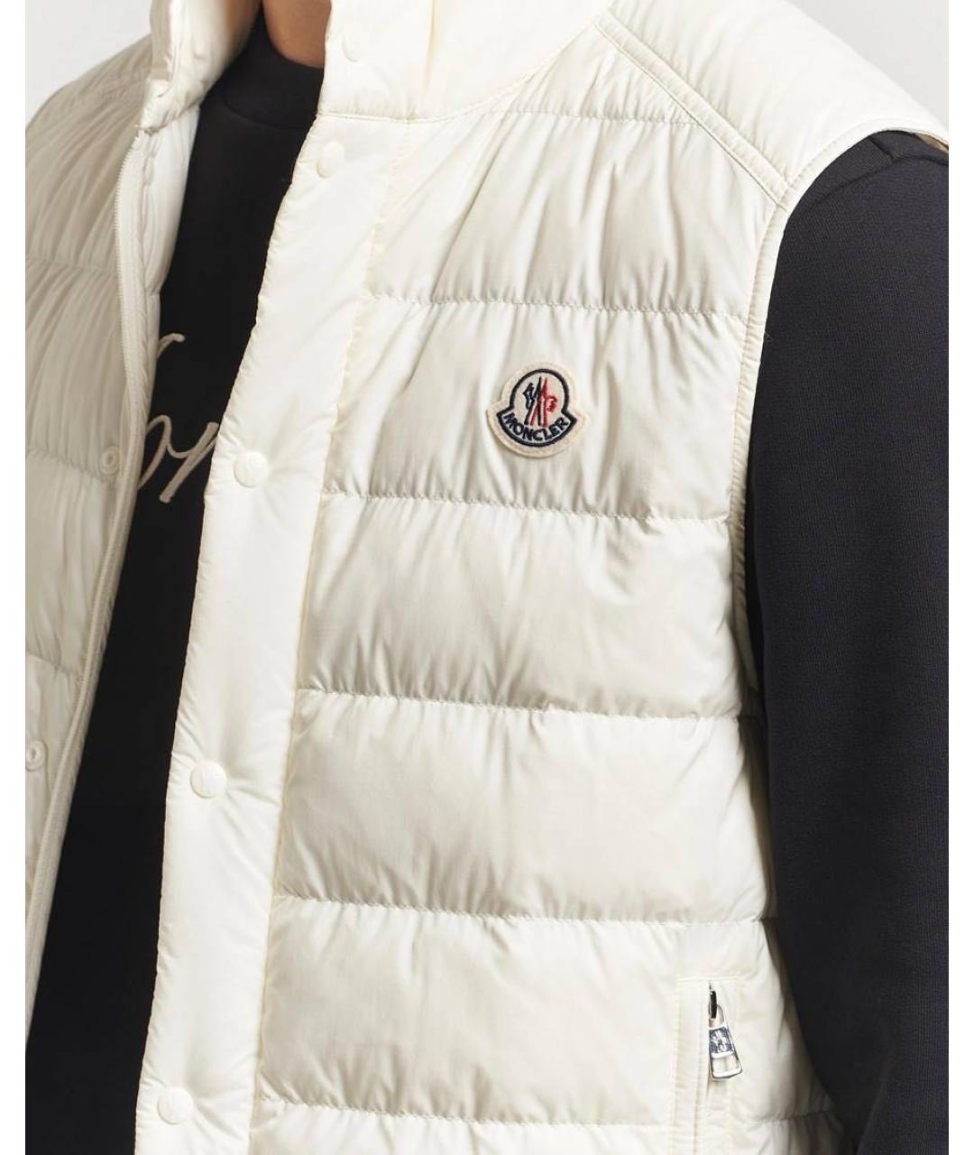 MONCLER Белый жилет, фото 3