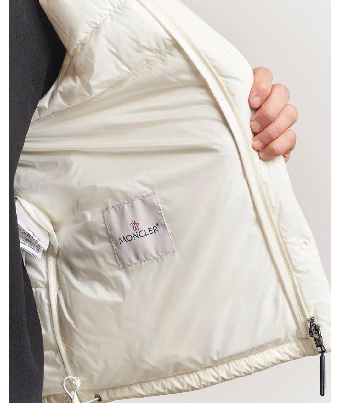 MONCLER Белый жилет, фото 5