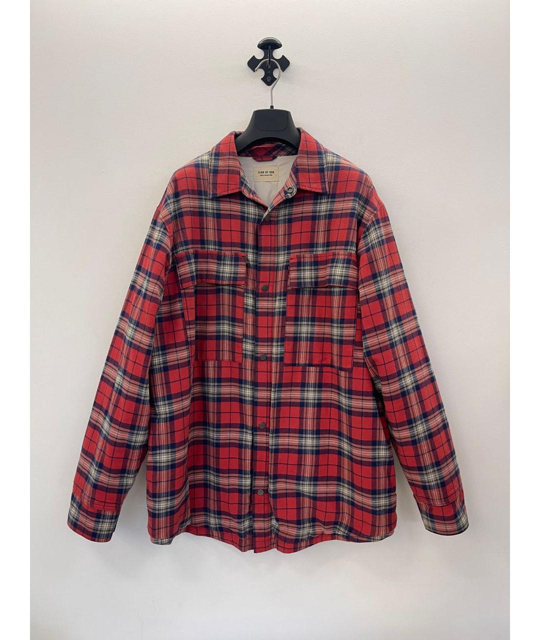 FEAR OF GOD Бордовая хлопковая куртка, фото 2