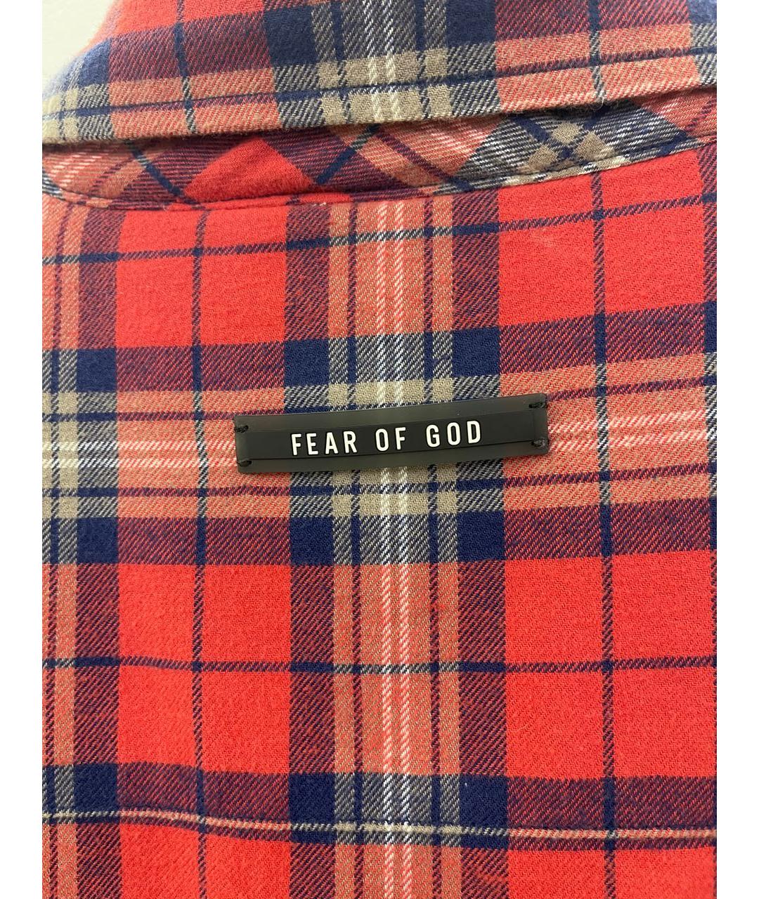 FEAR OF GOD Бордовая хлопковая куртка, фото 6