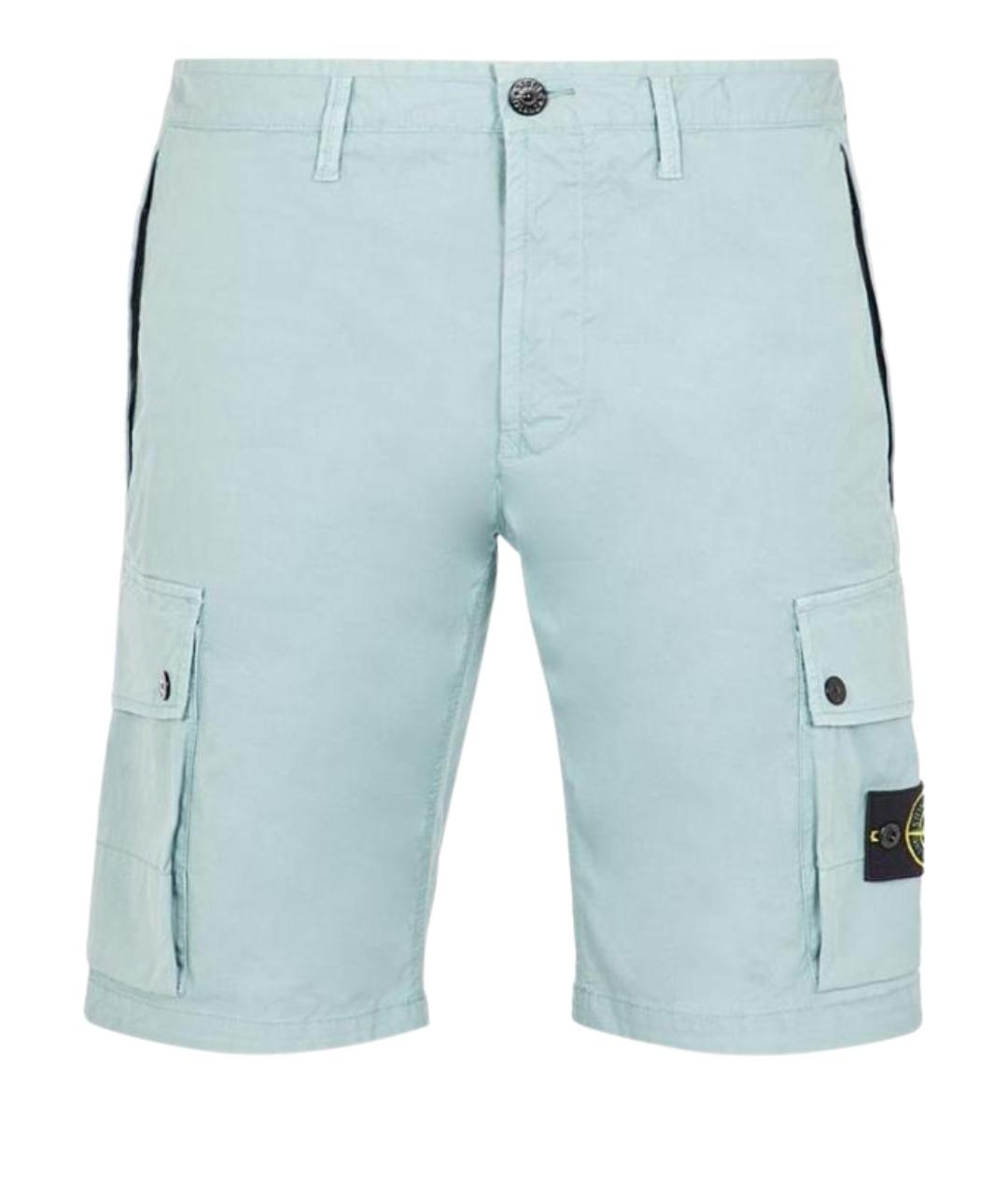 STONE ISLAND Синие шорты, фото 1