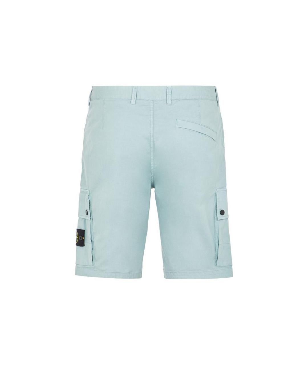 STONE ISLAND Синие шорты, фото 2