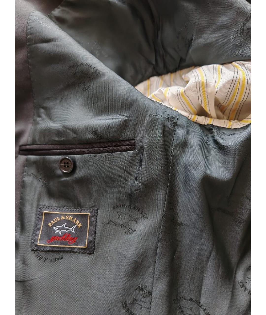 LORO PIANA Черный шерстяной пиджак, фото 5