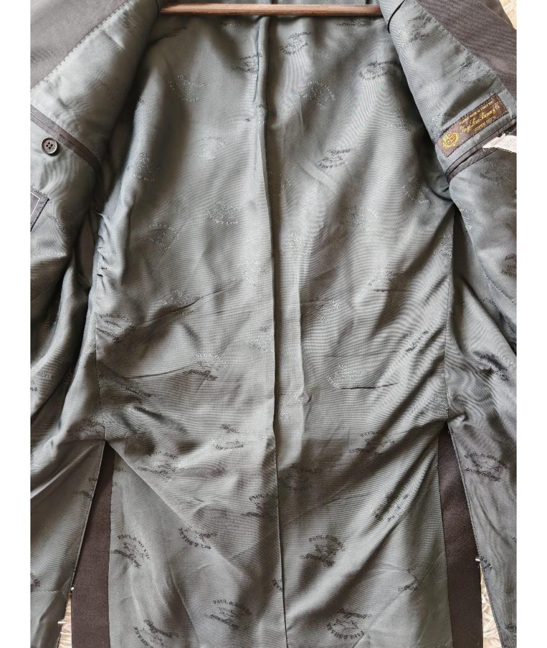 LORO PIANA Черный шерстяной пиджак, фото 8