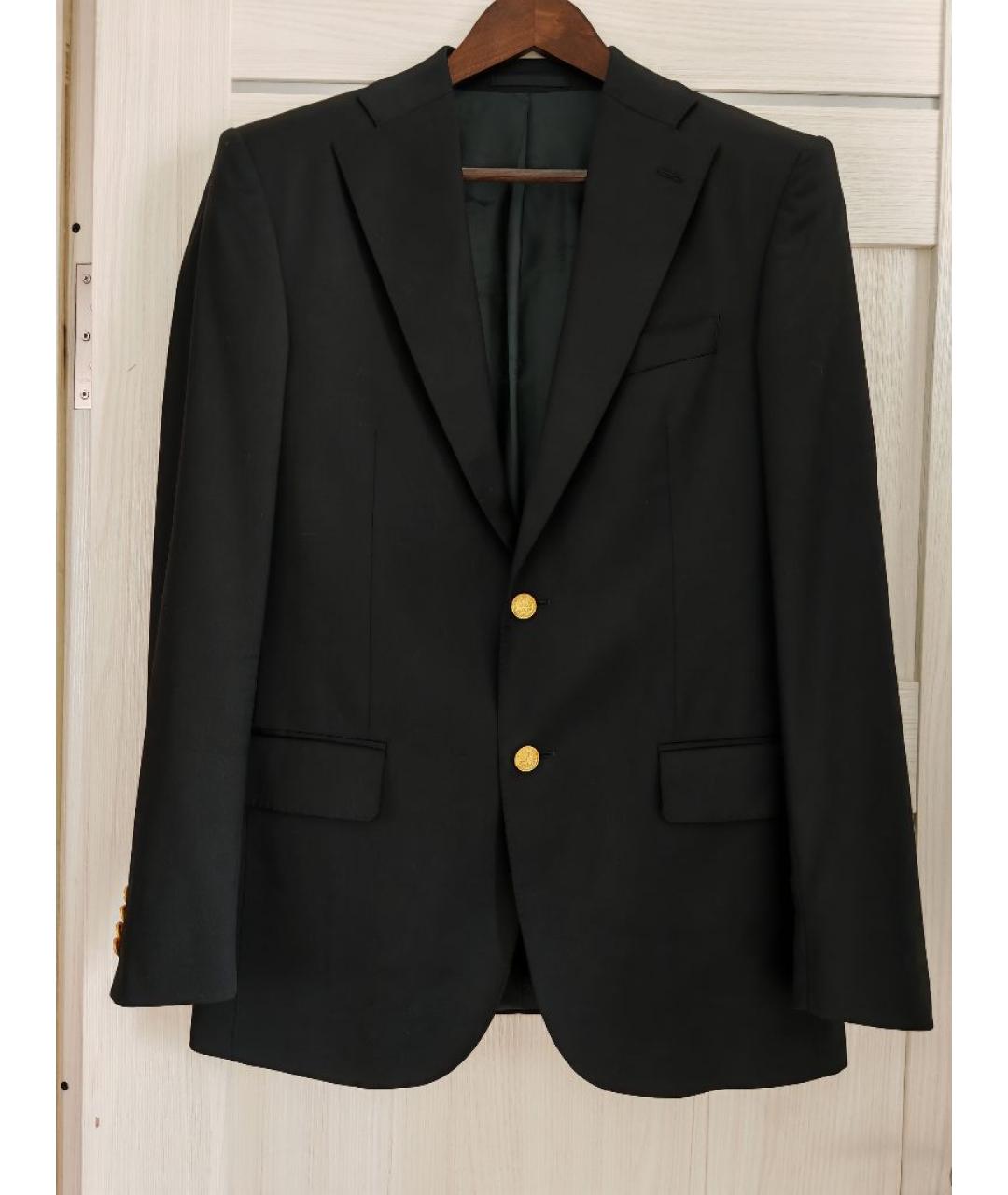 LORO PIANA Черный шерстяной пиджак, фото 9