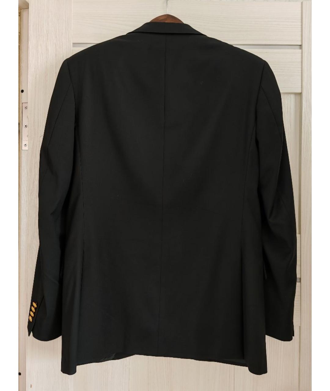LORO PIANA Черный шерстяной пиджак, фото 2