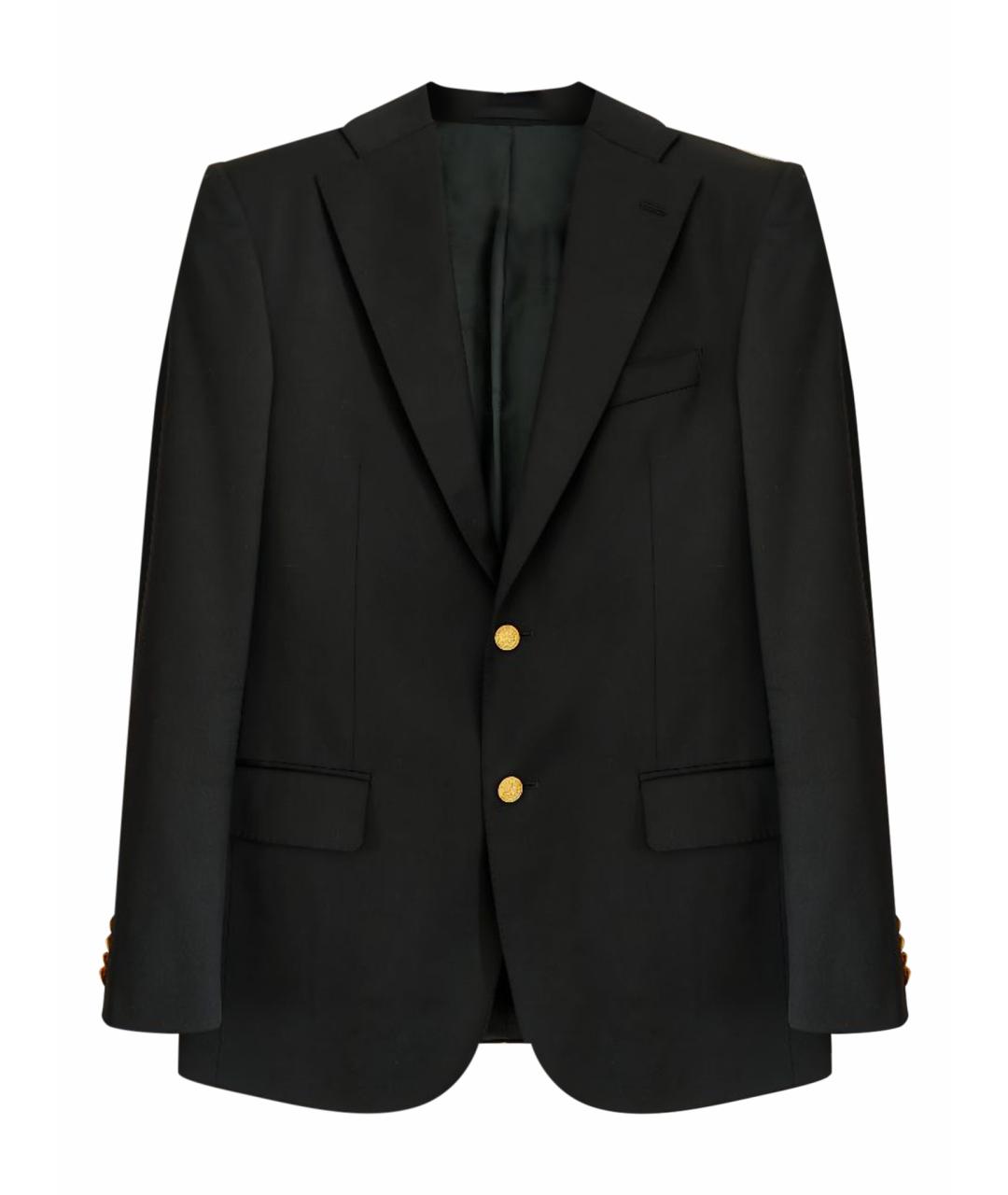 LORO PIANA Черный шерстяной пиджак, фото 1