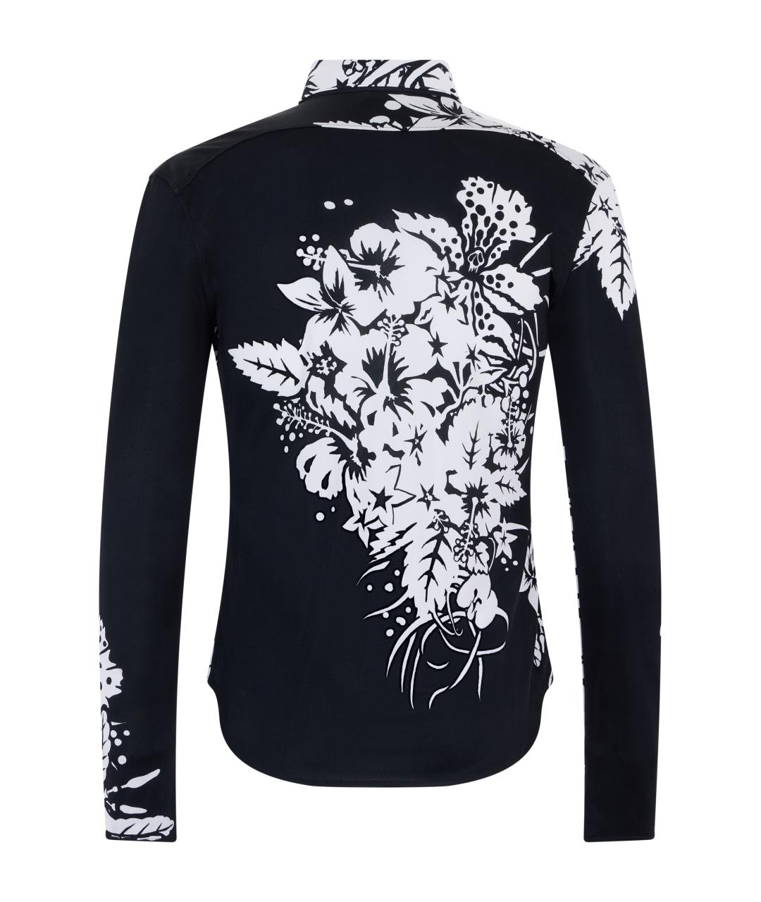 CELINE Черная шелковая кэжуал рубашка, фото 2