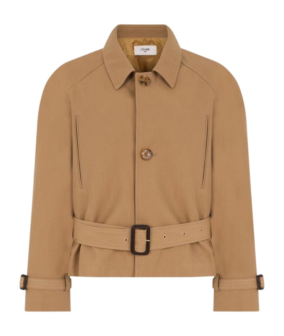CELINE Бежевая шерстяная куртка, фото 1
