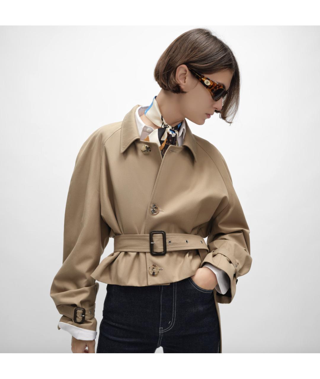 CELINE Бежевая шерстяная куртка, фото 3