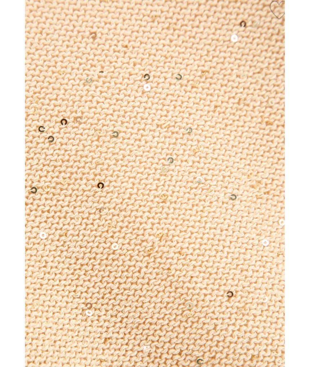 LORENA ANTONIAZZI Бежевый хлопковый джемпер / свитер, фото 4