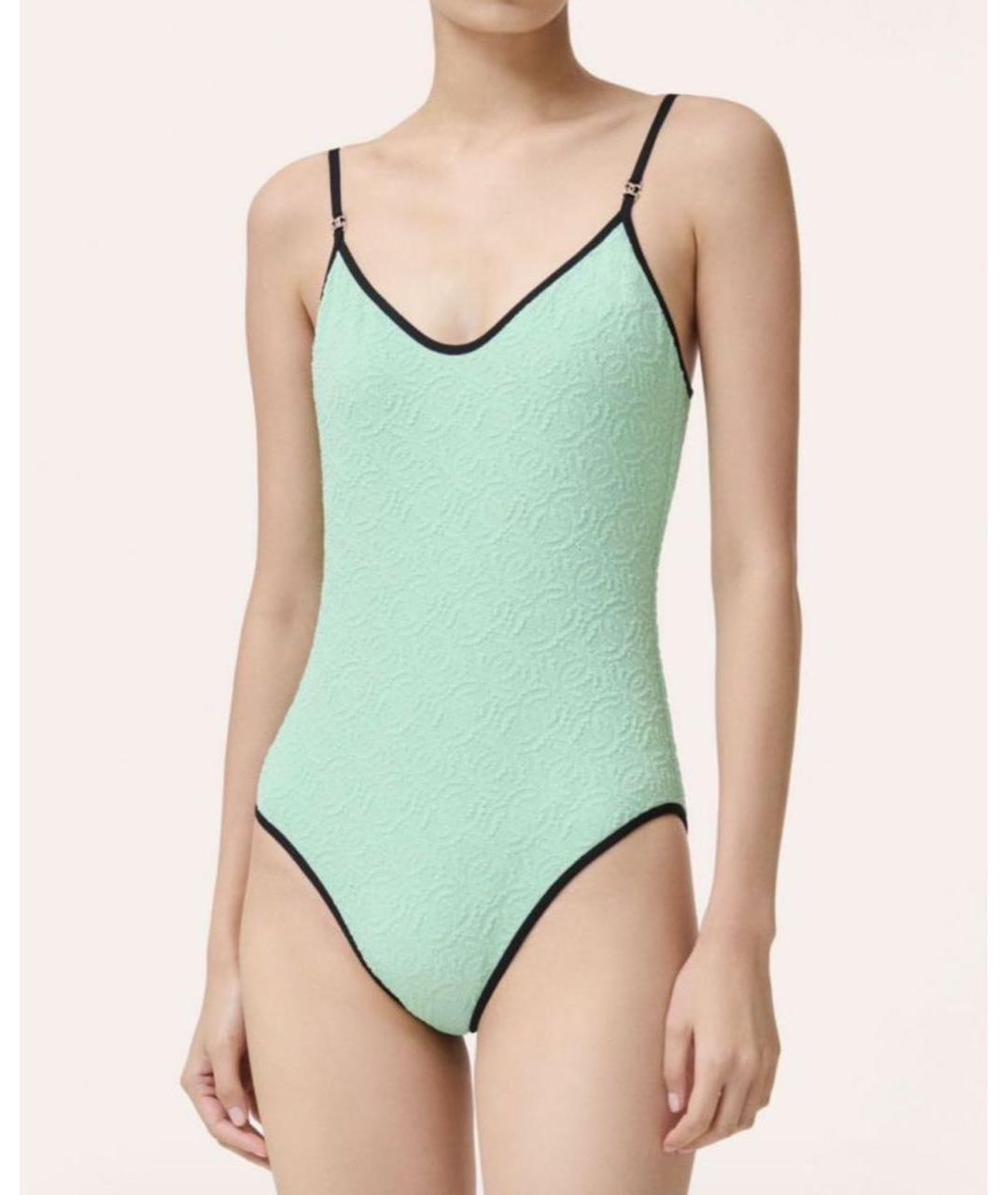 CHANEL Зеленый купальник, фото 3