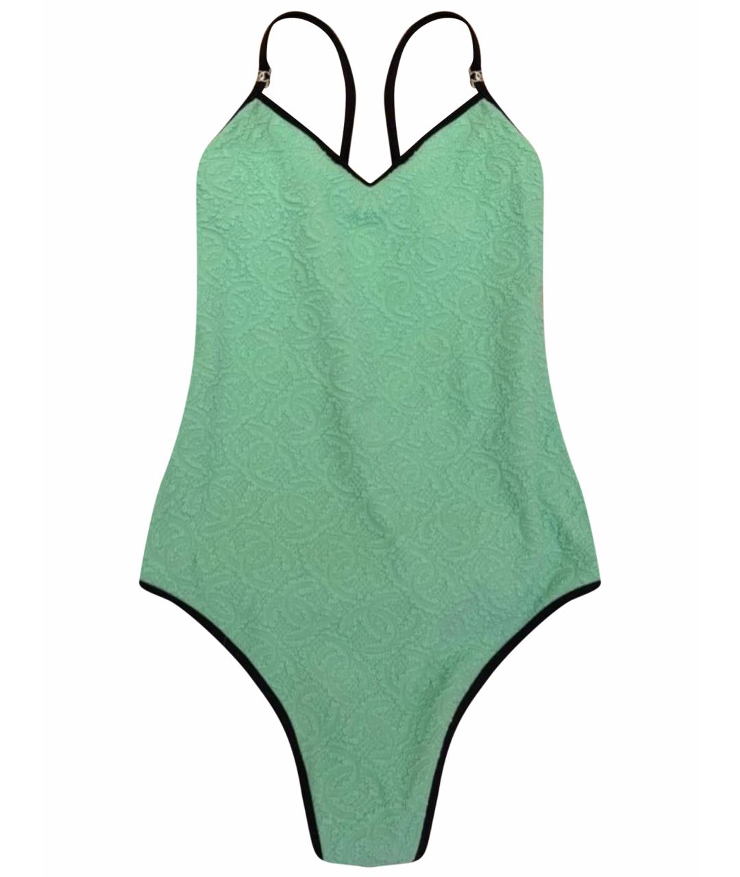 CHANEL Зеленый купальник, фото 1