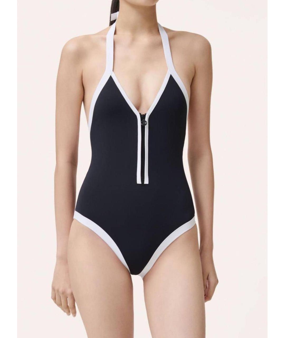 CHANEL Черный купальник, фото 3