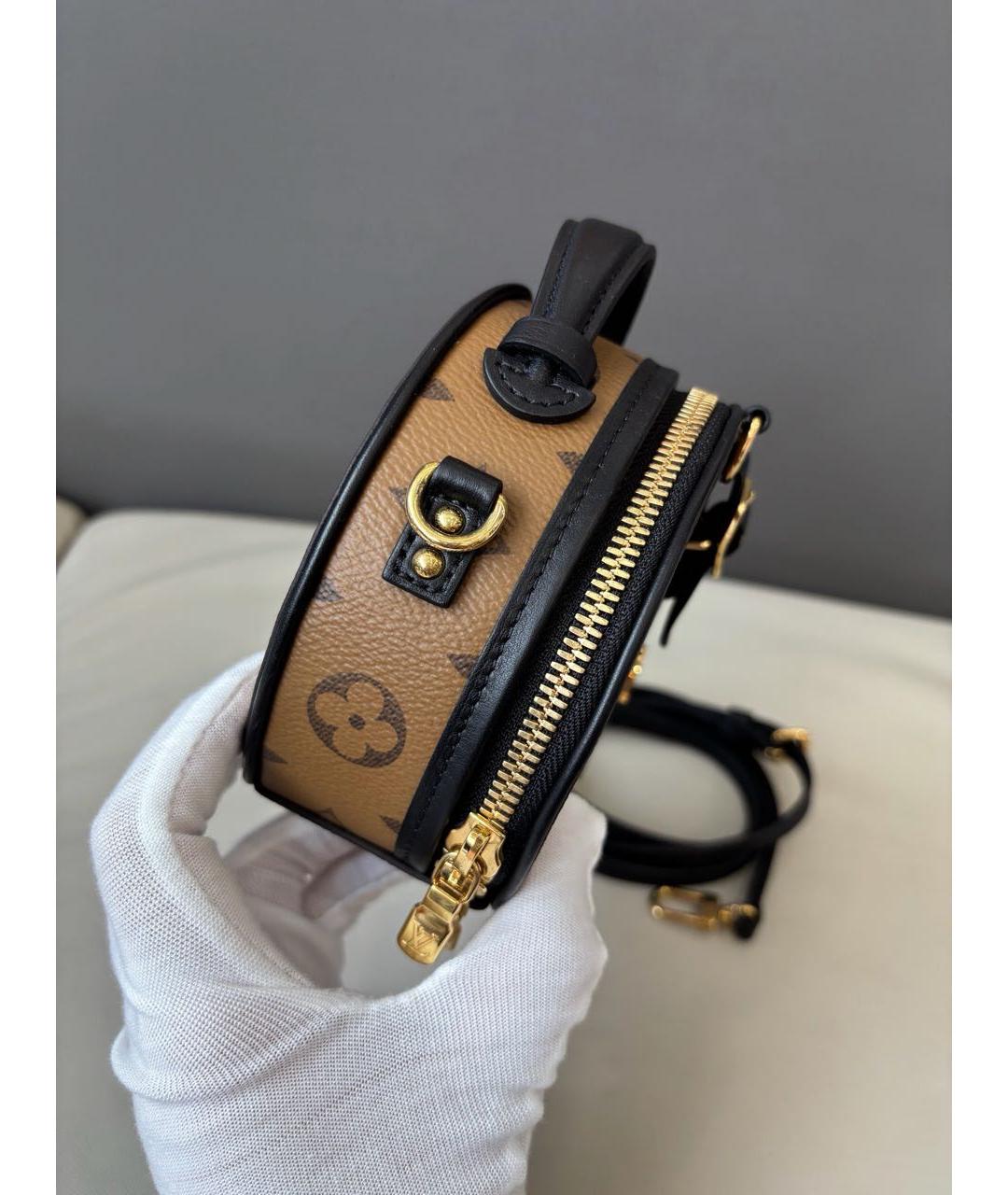 LOUIS VUITTON Коричневая сумка с короткими ручками, фото 3