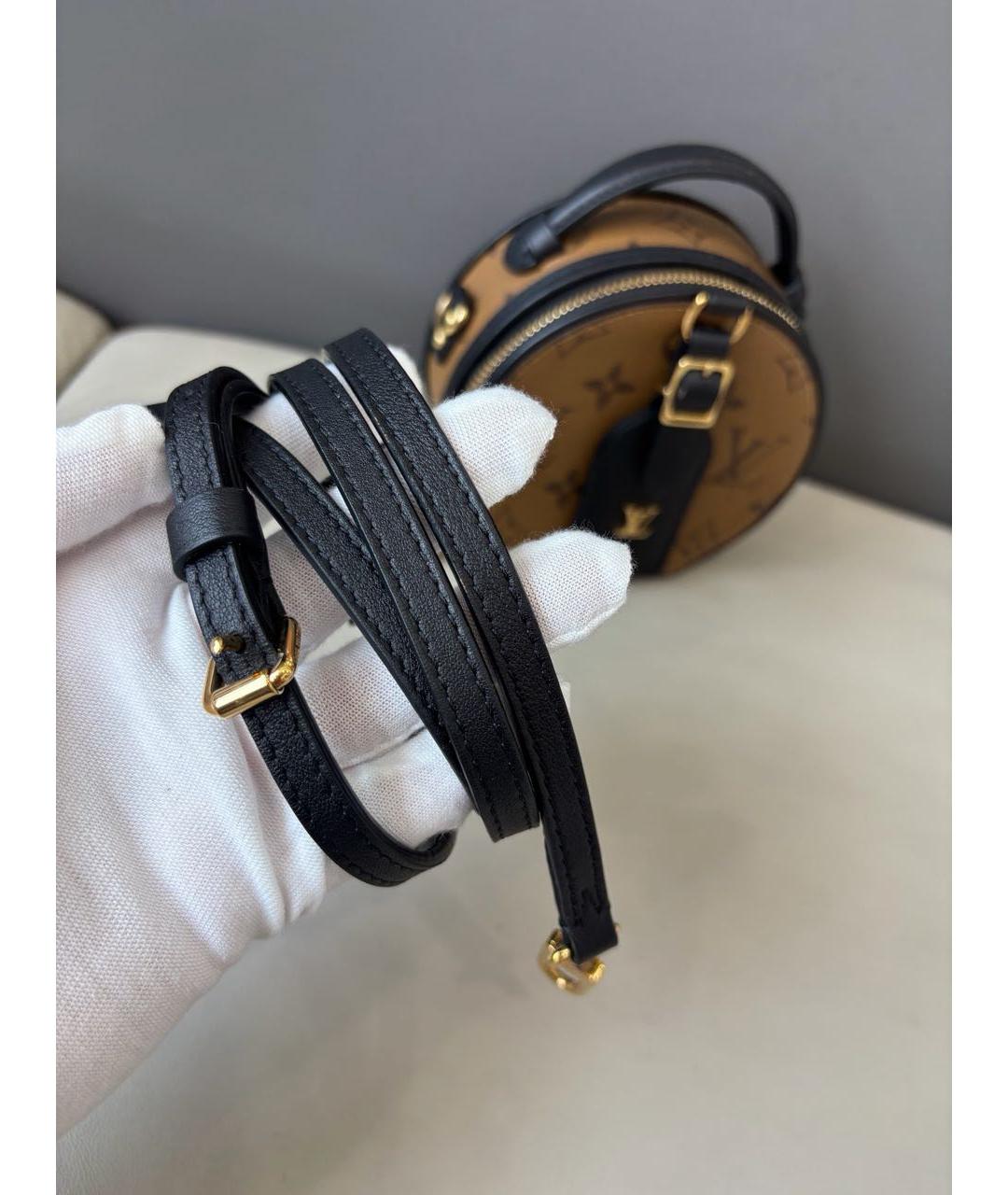 LOUIS VUITTON Коричневая сумка с короткими ручками, фото 6