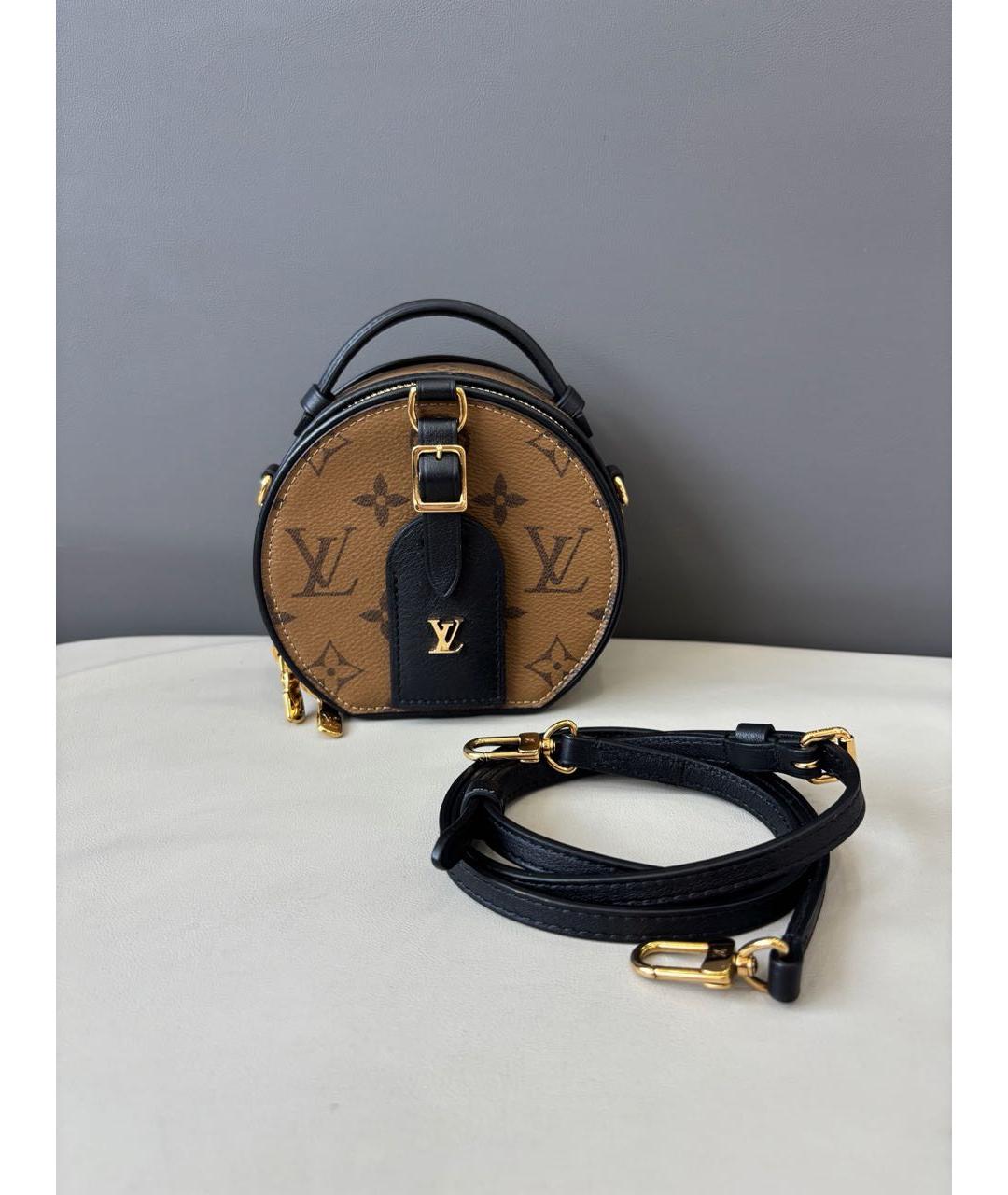 LOUIS VUITTON Коричневая сумка с короткими ручками, фото 2