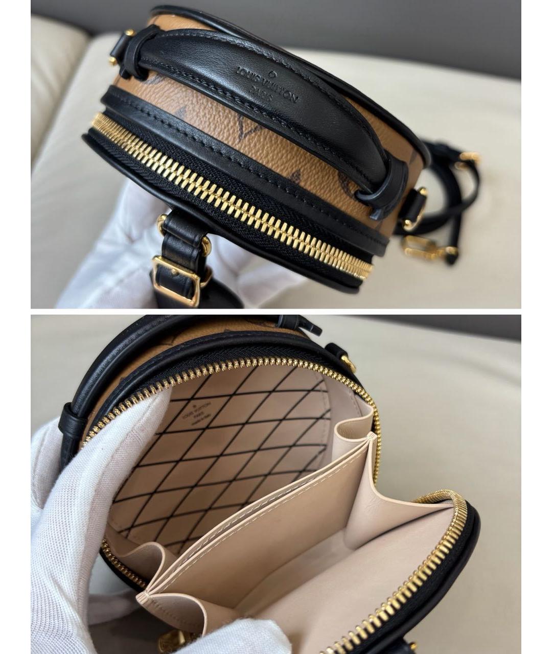 LOUIS VUITTON Коричневая сумка с короткими ручками, фото 8