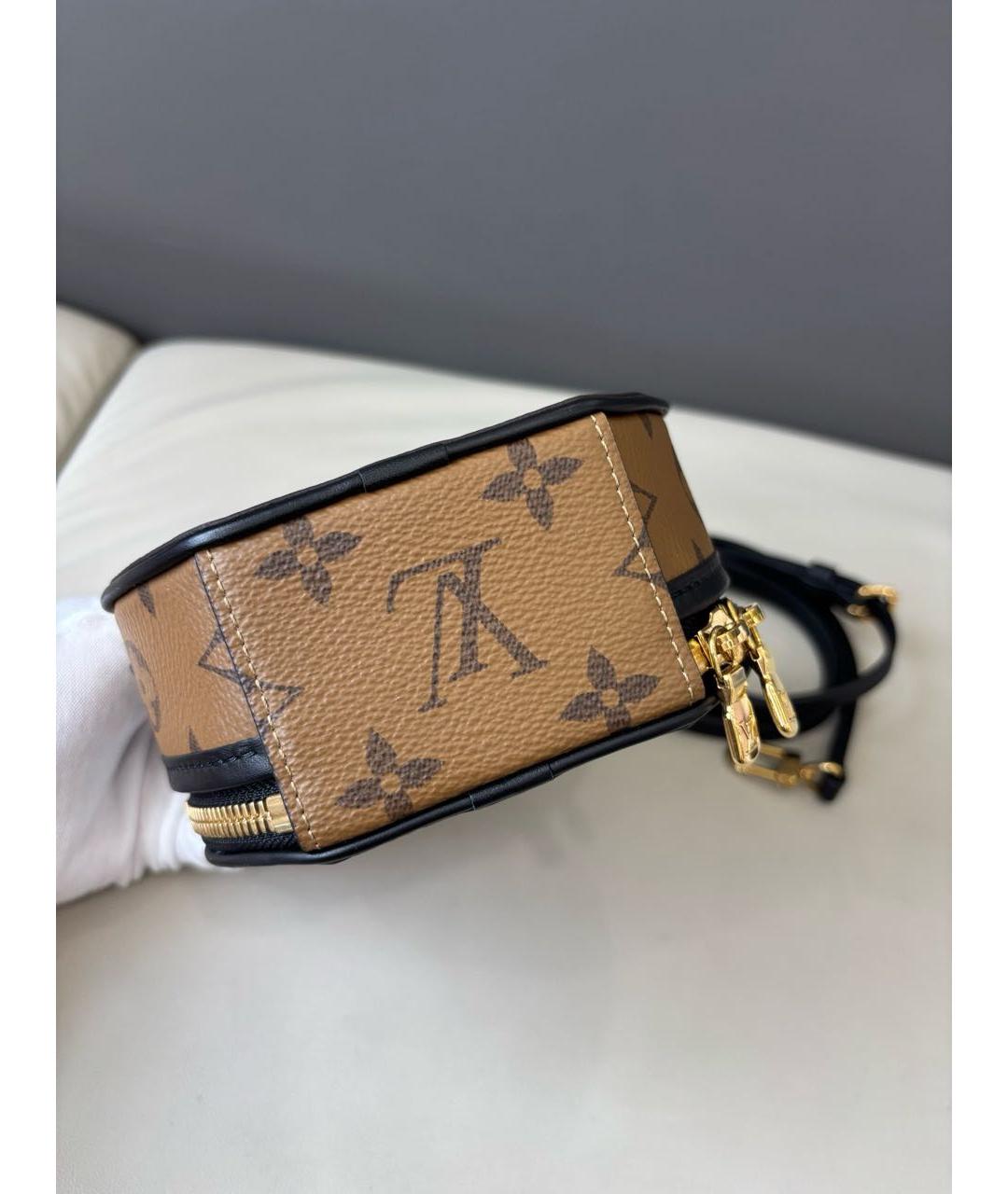LOUIS VUITTON Коричневая сумка с короткими ручками, фото 7