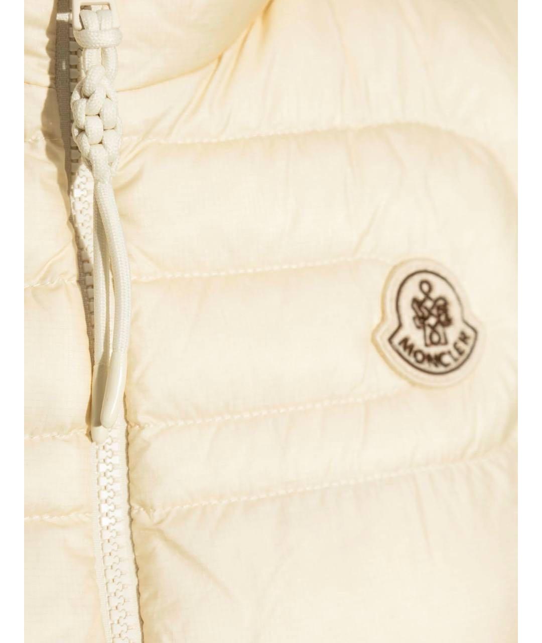 MONCLER Бежевый жилет, фото 4