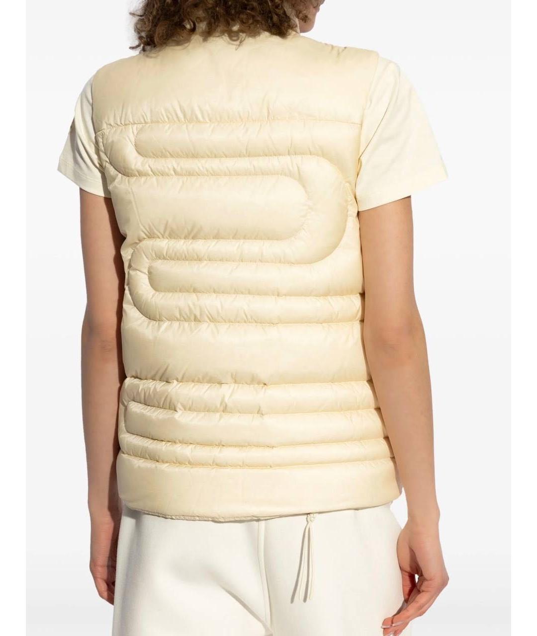 MONCLER Бежевый жилет, фото 5
